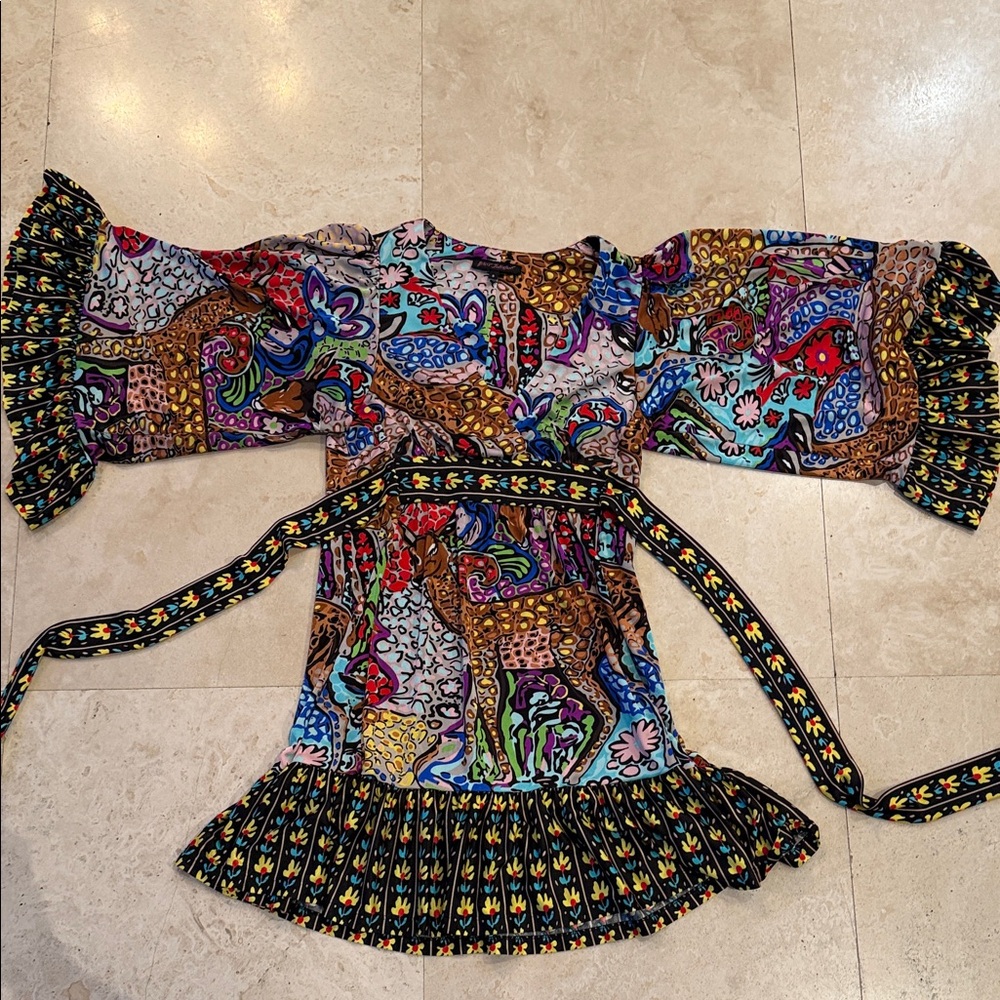 Betsey Johnson Multicolor Floral Dress